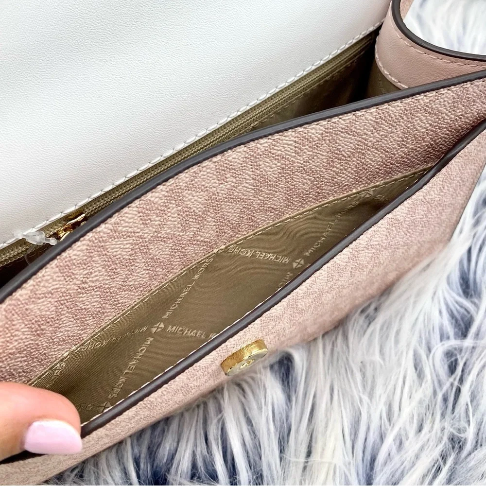 Michael Kors Greenwich Small Signature Logo Shoulder Crossbody Bag